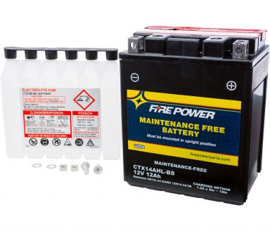 Fire Power AGM Battery CTX14AHL (YTX14AHL-BS)