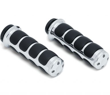 Kuryakyn 6227 Chrome ISO Grips HD Electronic TBW