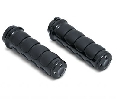 Kuryakyn 6320 Black ISO-Grips HD Dual Cable