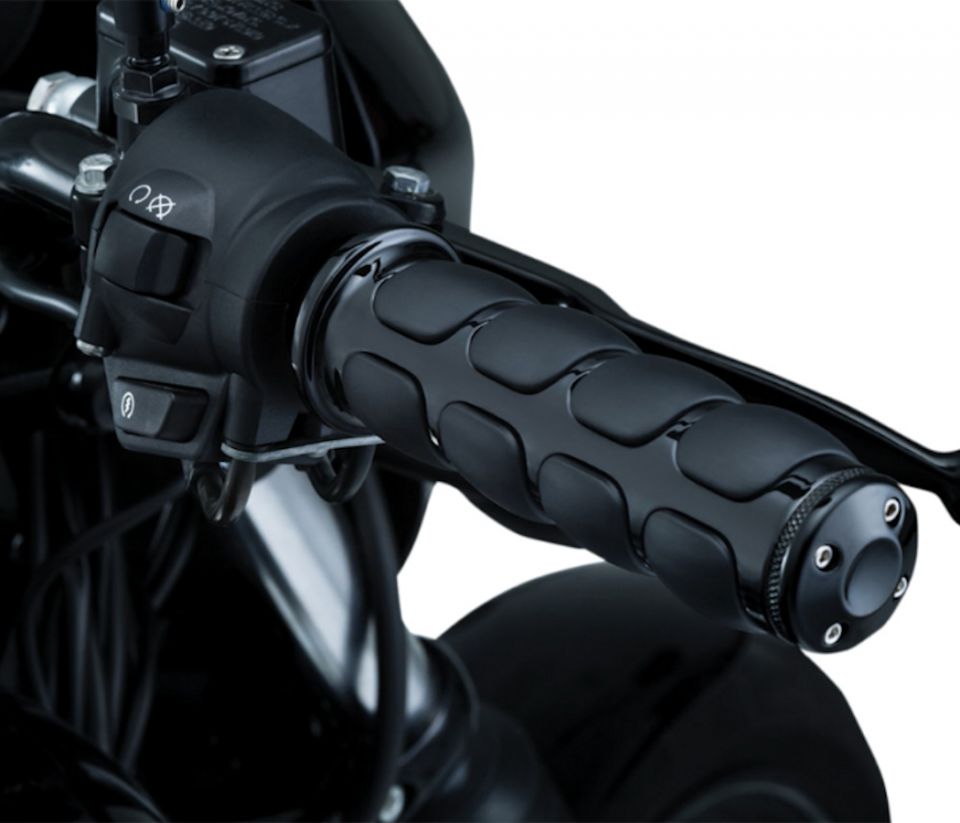 エアー cyclebitz: Kuryakyn 6321 Black ISO-Grips HD Electronic TBW