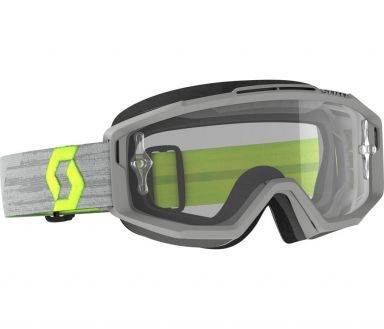 Scott Split OTG Goggle Grey Yellow w/ Clear Lens