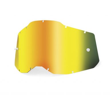 100% RC2/AC2/ST2 Replacement Sheet Mirror Gold Lens