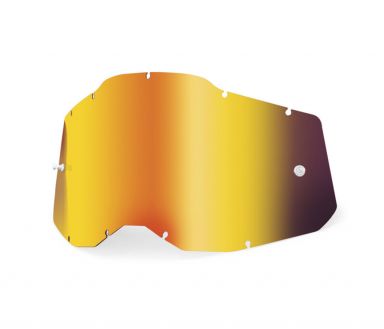 100% RC2/AC2/ST2 Replacement Sheet Mirror Red Lens