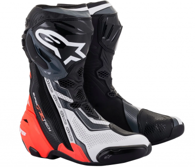Alpinestars Supertech V Boots - Black/Red/White/Grey