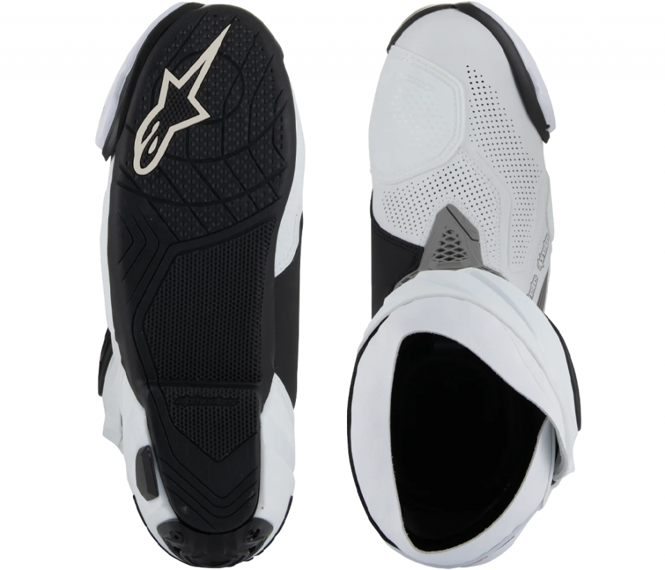 cyclebitz: Alpinestars Supertech V Boots - White/Grey/Black