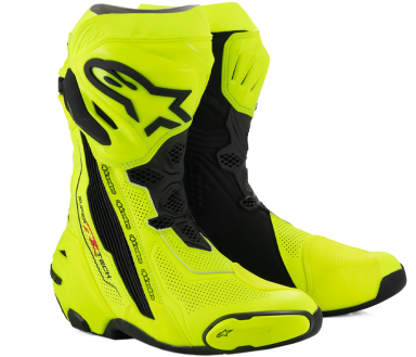 Alpinestars Supertech V Boots - Fluorescent Yellow/Black