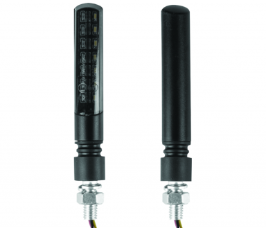BikeMaster Sequential LED Rear Turn Signals - Long Stem