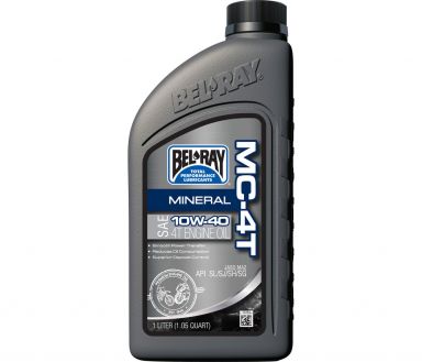 Bel-Ray MC-4T Mineral Oil 10W/40 1L