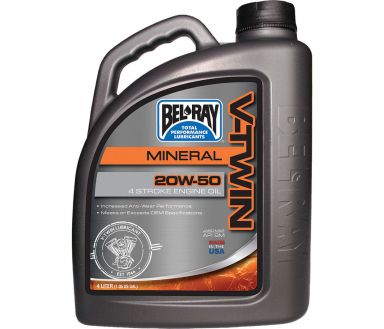 Bel-Ray V-Twin Mineral Engine Oil 20W/50 4L