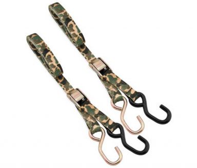 BikeMaster Standard 1" Tie Down Set Camo