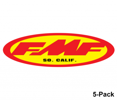 Factory Effex FMF 5-Pack Logo Decals (Assorted Sizes)