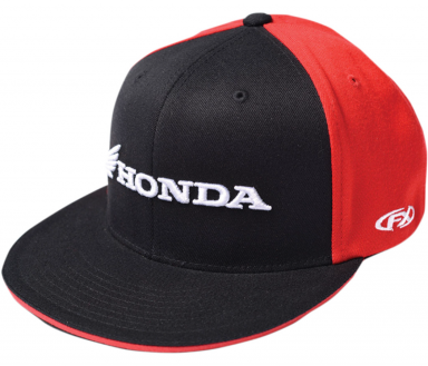 Factory Effex Honda Horizontal Flexfit® Hat Black/Red
