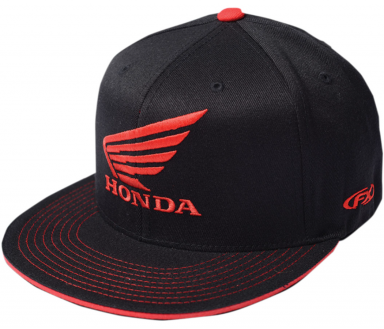 Factory Effex Honda Wing Flexfit® Hat Black/Red