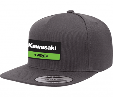 Factory Effex Kawasaki Victory Snapback Hat Grey