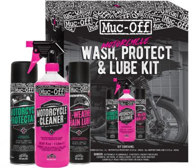 Muc-Off Wash, Protect & Lube Kit