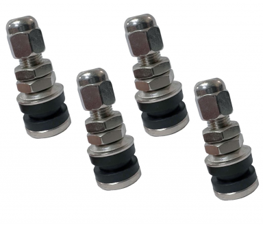 FirePower Valve Stem Chrome 4 pack