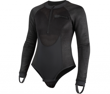 Pando Moto Women's Bia Black AAA Base Body Suit