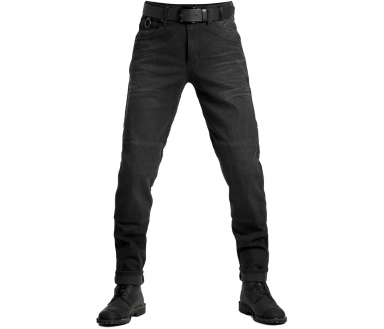 Pando Moto Boss Dyn 01 Black Slim-Fit Jean