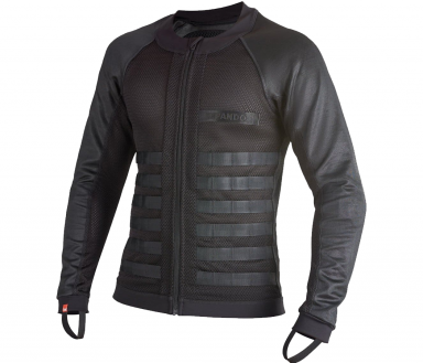 Pando Moto Commando UH Black Lightweight Motorcycle Jacket