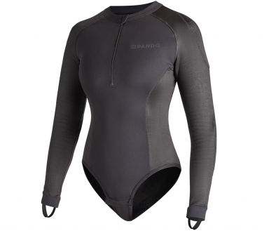 Pando Moto Women's Shell WW Black 02 Base Body Suit
