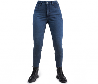 Pando Moto Women's Kusari Cor 02 Skinny-Fit Jean Blue