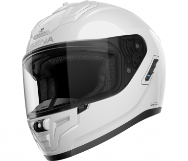 SENA Phantom FF Mesh Com Helmet Gloss White