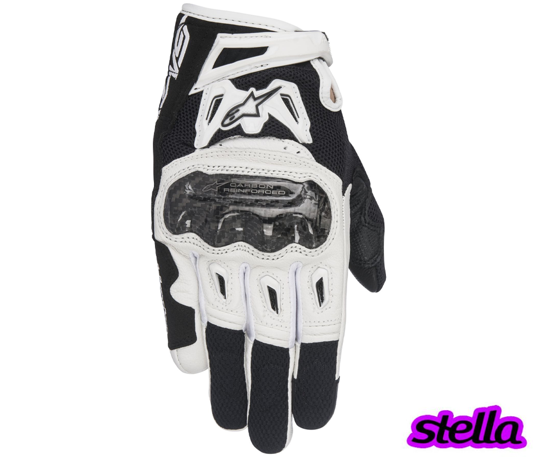 cyclebitz: Alpinestars Stella SMX-2 Air Carbon V2 Gloves Black/White