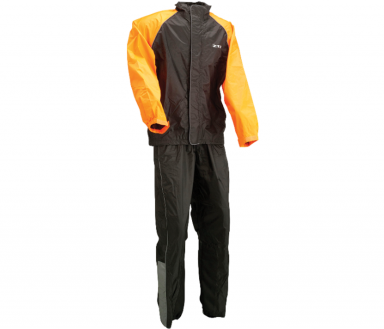 Z1R 2-Piece Rain Suit Black/Orange