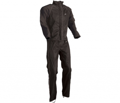 Z1R Women's 2-Piece Rain Suit Black