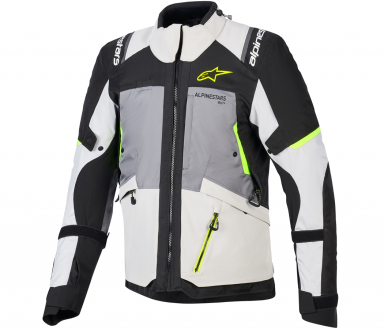 Alpinestars Andes v4 Drystar Jacket - Grey/Black/Yellow Fluo