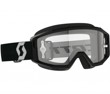 Scott Primal Goggle Black/White w/ Clear Lens