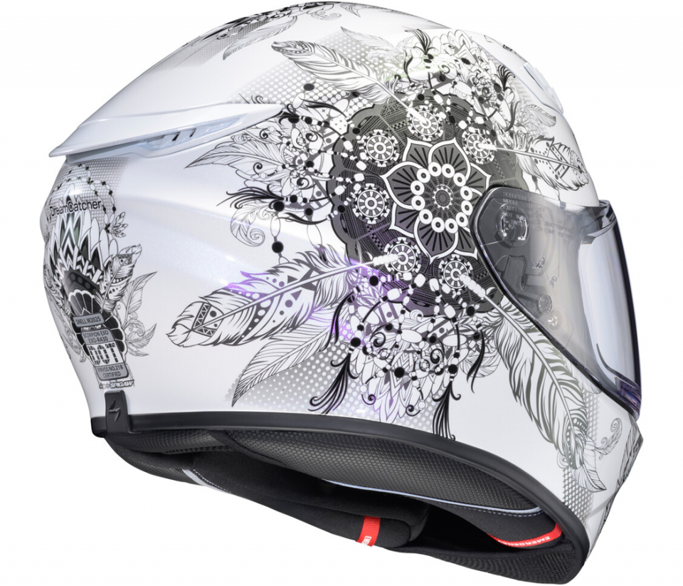 cyclebitz: Scorpion EXO-R430 Helmet Manitou White