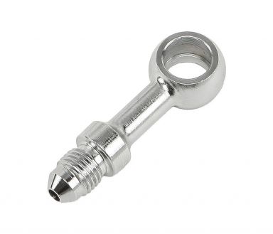 Goodridge Straight Banjo Chrome 3/8"