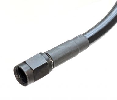 Stainless Braided Brake Line 38" Black Universal