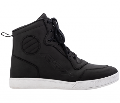 RST HiTop Moto CE Shoe - Black Waterproof