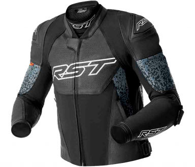 RST PS Supersport-K D3O® Leather Jacket Black/Grey