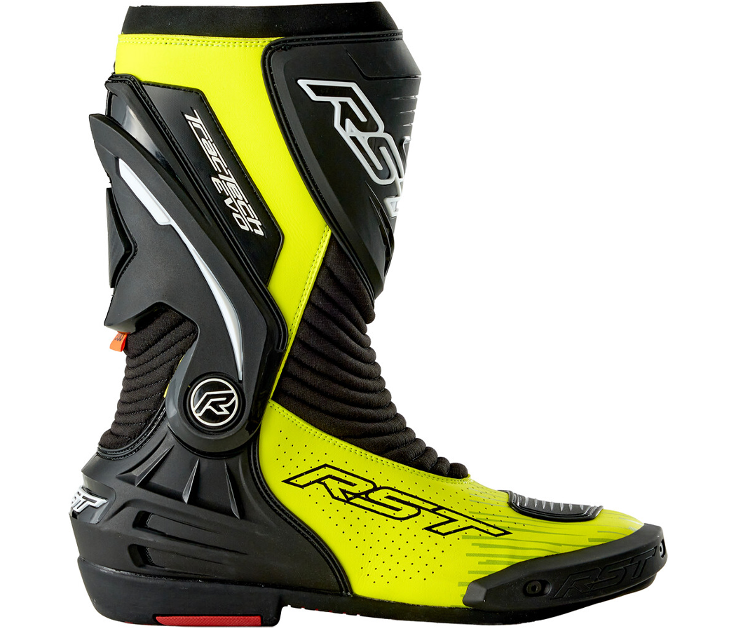 cyclebitz: RST TracTech Evo D3O® Boot - Black/Fluo Yellow