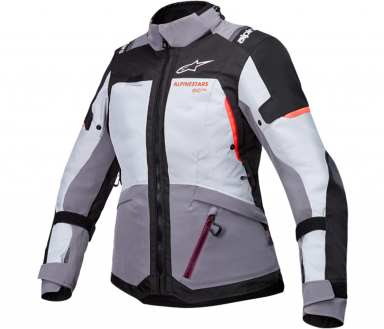 Alpinestars Stella Andes v4 Drystar Jacket - Grey/Black/Coral