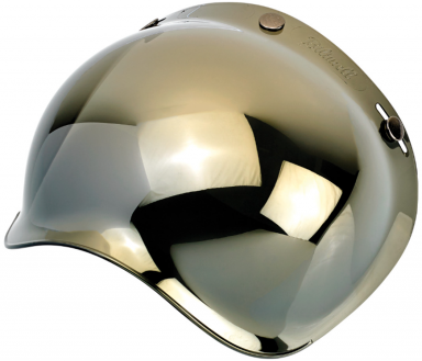 Biltwell Anti-Fog Bubble Shield Gold Mirror