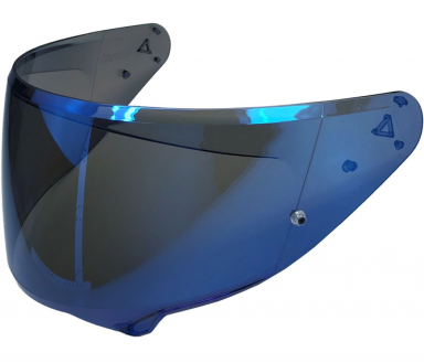 HJC HJ-38 Pinlock-Ready Face Shield Blue Mirror