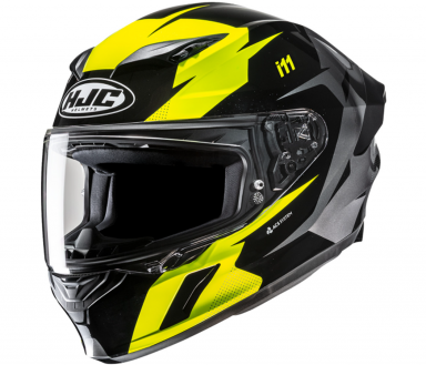 HJC i11 Full Face Helmet Instant MC3H Fluo Yellow/Black/Silver