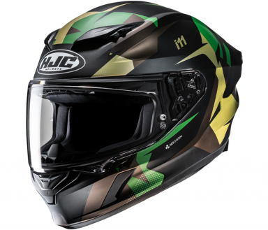 HJC i11 Full Face Helmet Instant MC4SF Green/Tan/Brown