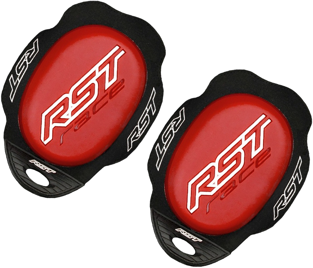 Red Rst Rocker Graphic cyclebitz: RST Knee Sliders Red