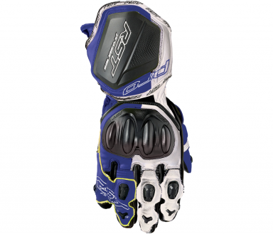 RST Pro Series GP D3O® Gloves White/Blue Leather