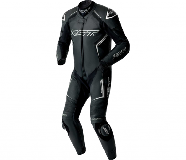 RST S-1 D3O® Leather 1-Piece Suit Black/White