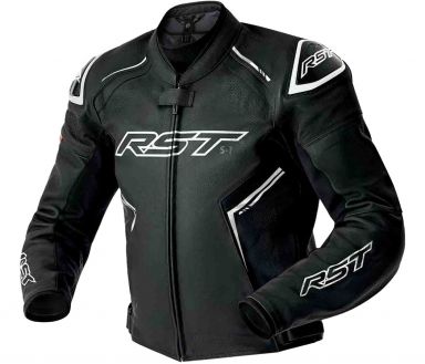 RST S-1 D3O® Leather Jacket Black/White