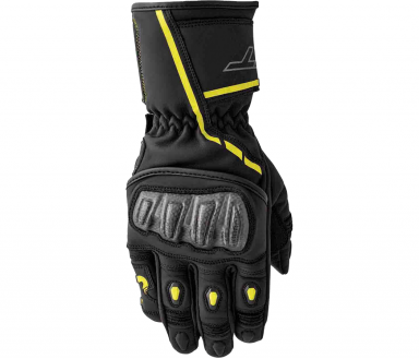 RST S-1 Gloves Black/Fluo Yellow Leather