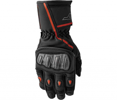 RST S-1 Gloves Black/Red Leather