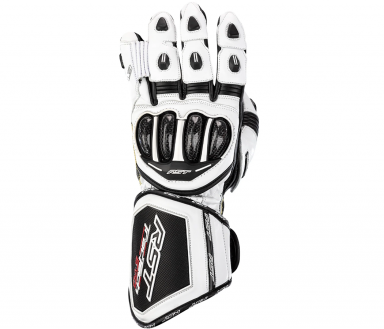 RST Women's TracTech Evo 4 Gloves White/Black Leather