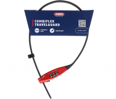 ABUS Combiflex TravelGuard Cable Lock Red